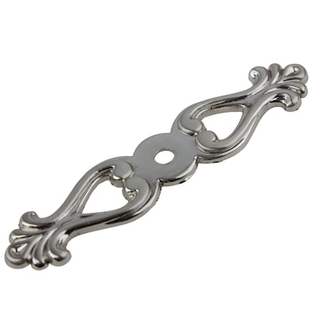 Gliderite Hardware 3-1/4 in. Satin Nickel Cabinet Backplate - 1045-SN, 25PK 1045-SN-25